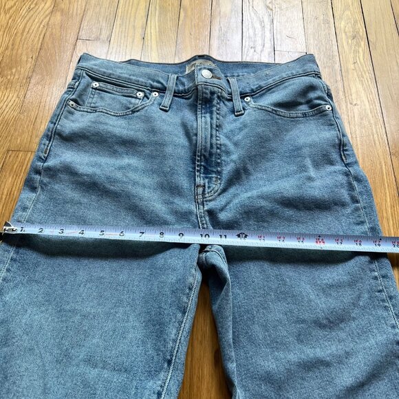 Madewell Size 30 Light Wash Blue High Rise Knee Rip The Perfect Vintage Jeans - Picture 10 of 14